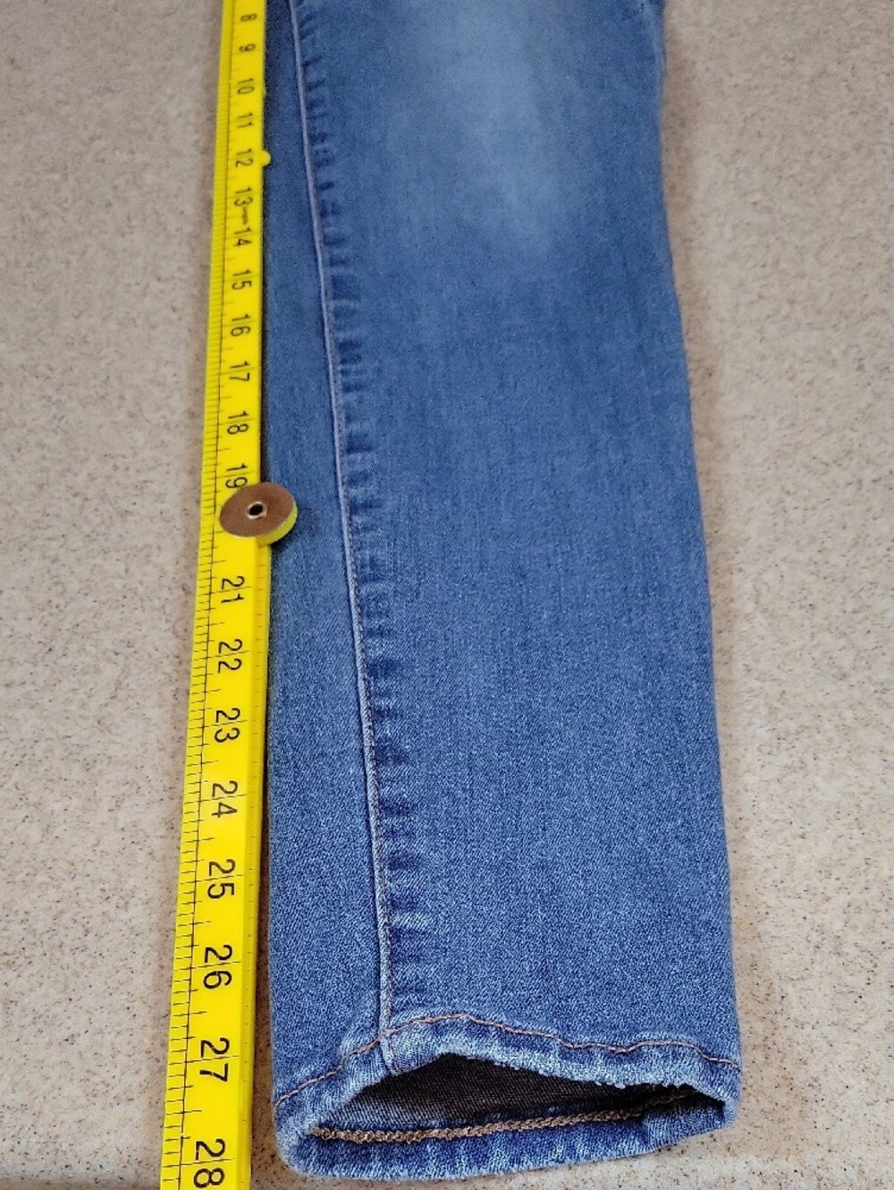 American Eagle High Rise Jegging Cotton Blend Stretch Denim Jeans Size 8 - Picture 10 of 11